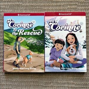 American Girl Corinne Book with Purple and Blue Accents